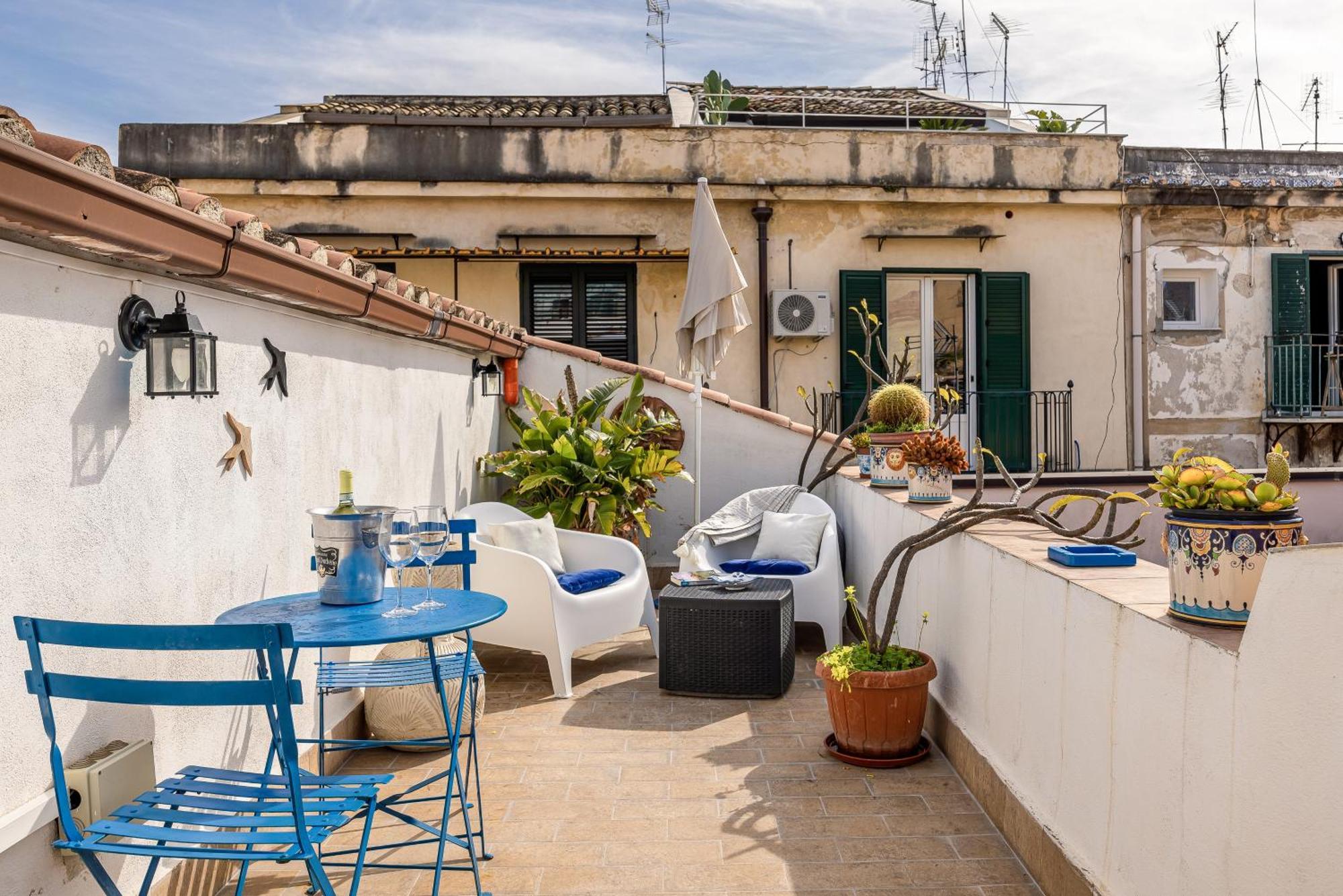 Sofia'S Apt Loft Incantevole Con Terrazza Privata Palermo Exteriör bild